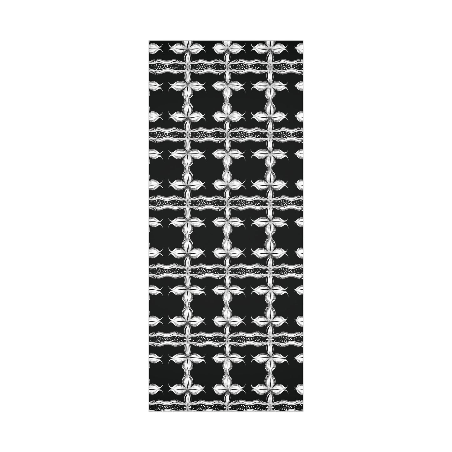 Black and White Lace Gift Wrap Papers