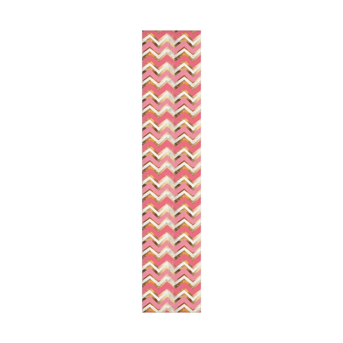 Pink and Gold Chevron Gift Wrap Papers